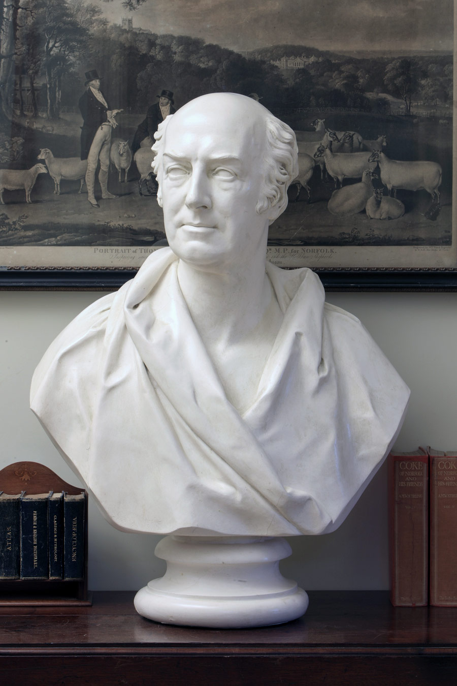 Copy of a Marble of Thomas Coke, 1st Earl of Leicester of the Second Creation, 